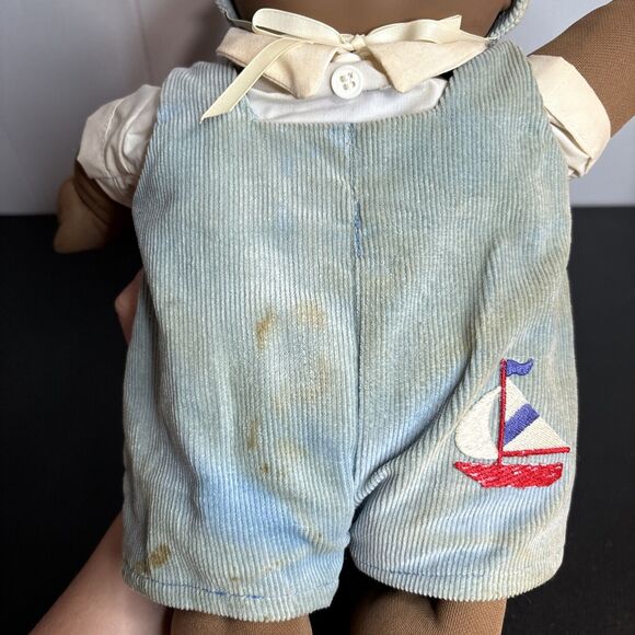 1985 Cabbage Patch Kid AA Preemie Brown Tuft Brown Eyes HM #1 OK Factory - Picture 12 of 14